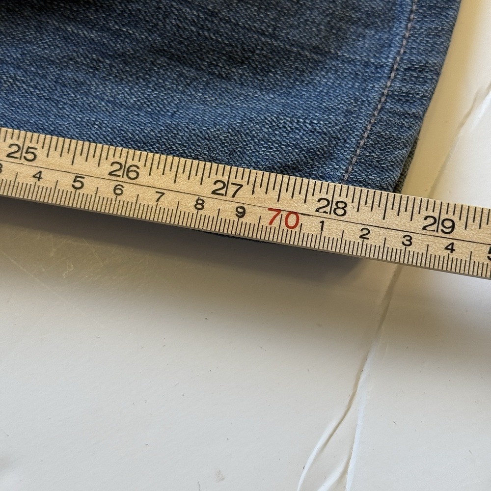 Vintage True Religion Jeans Mens 36x30 Danny Bootcut Med Wash Whisker USA Made - Picture 10 of 12